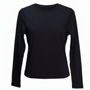 NIP | Sunzel Black Buttery Soft High-Stretch Performance Long Sleeve Top  Medium